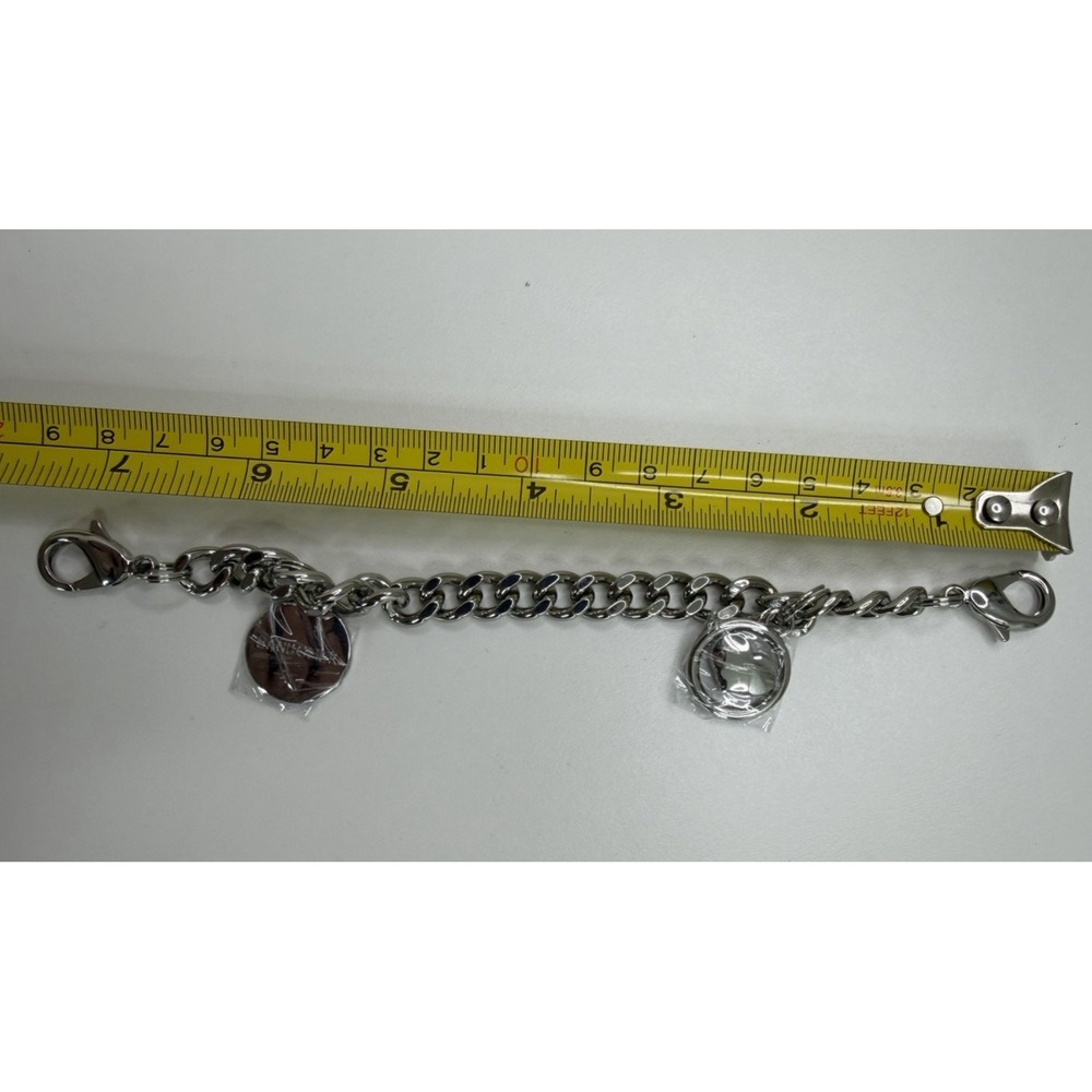 Bandolier Wristlet Circle Heart Charm Silver Strap for Bandolier Phone Case New - Picture 5 of 5